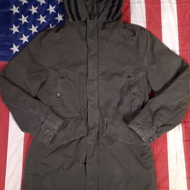 오리지날 C.P. 컴퍼니 고글 워싱 롱야상