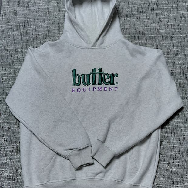 Butter Equipment 기모 후드티 L