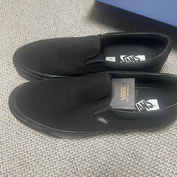 반스 슬립온 lx 올블랙 280