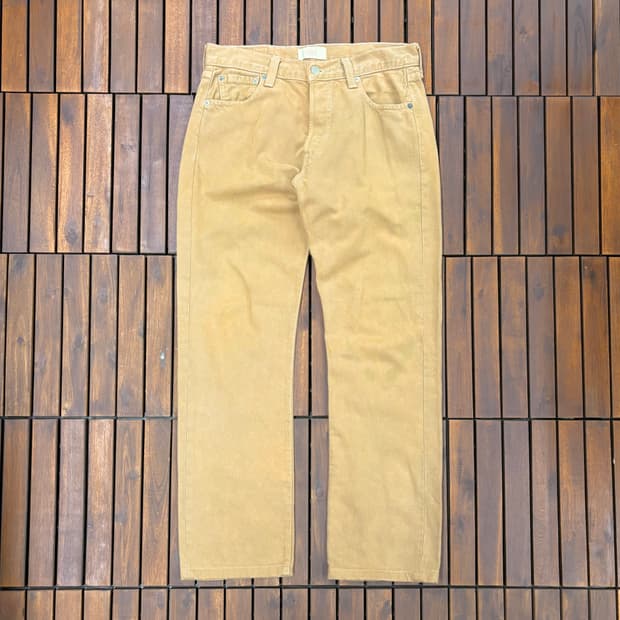 (31) 00s 리바이스 501 코요테 브라운 데님 팬츠