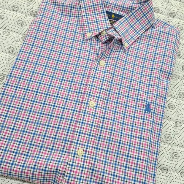 폴로 깅엄 셔츠 95