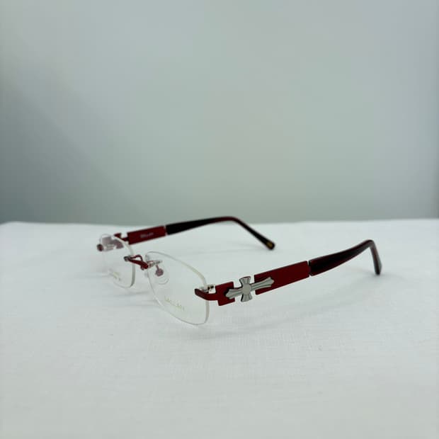 GALLAN 레드실버 빈티지 반무테 