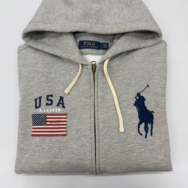 폴로 빅포니 USA 후드집업