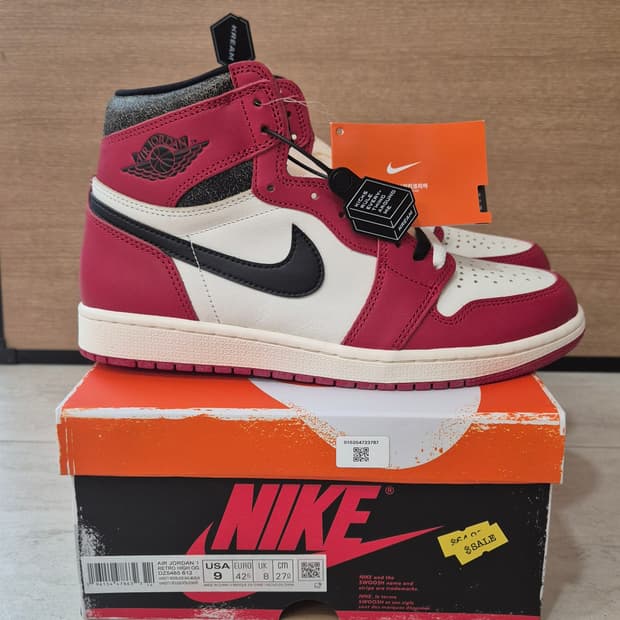 [270 크림/새제품] 조던1 시카고 로스트앤파운드