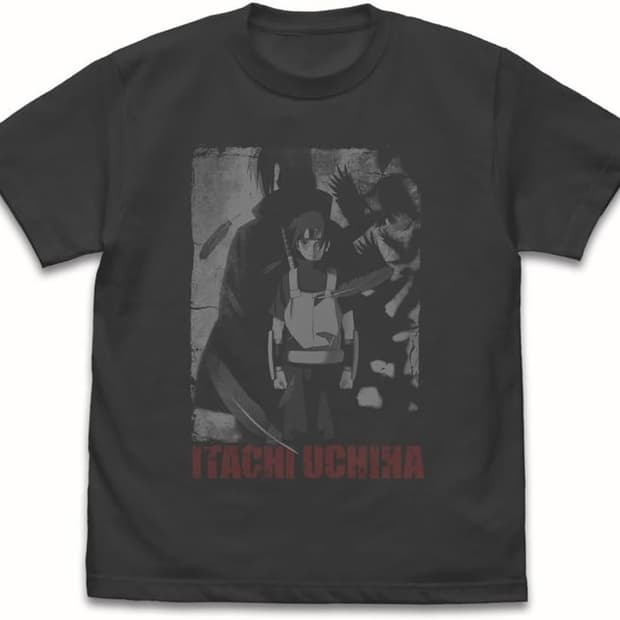 Cospa 코스파 나루토 이타치 티셔츠 먹색 M 미개봉