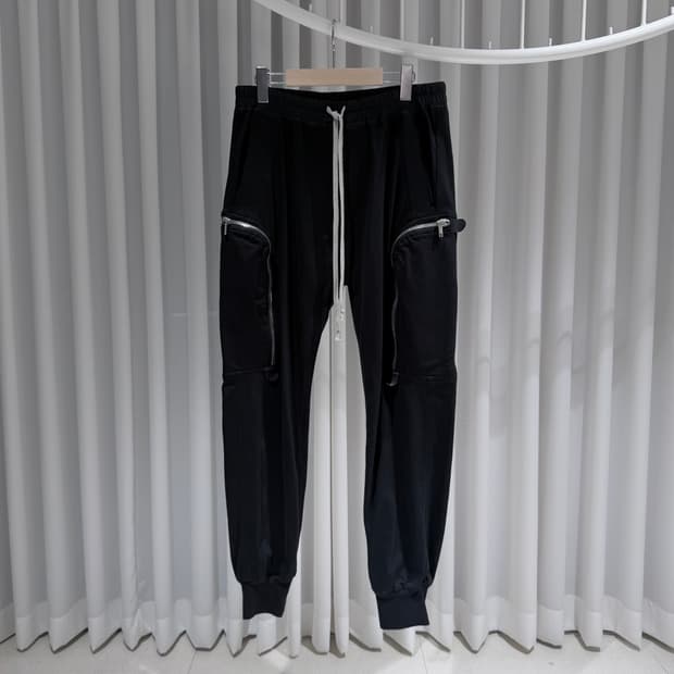 (A+/L) / 릭오웬스 바우하우스 카고 조거 팬츠 블랙