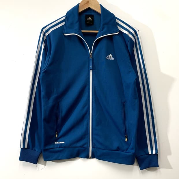 아디다스 퍼포먼스 블루 트랙탑 져지