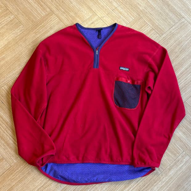 91s Patagonia 카플라인 카약 플리스