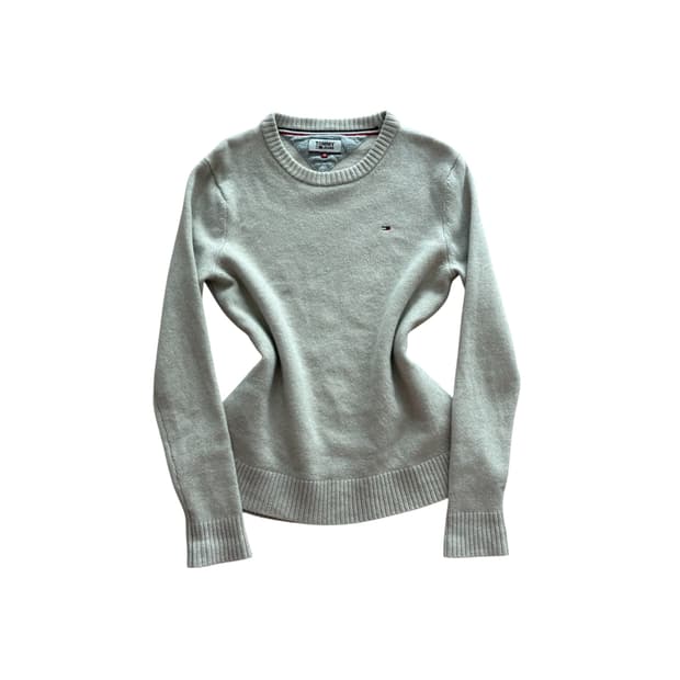 타미힐피거 울 니트