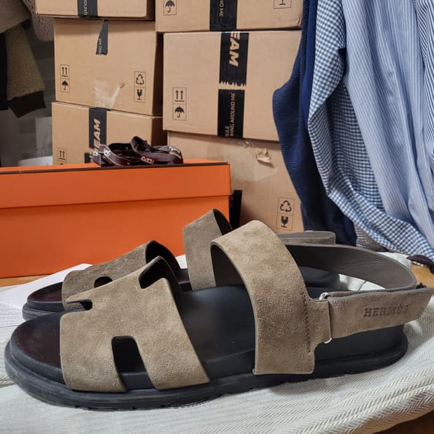 24SS 에르메스 남성 지니어스 샌들 41사이즈