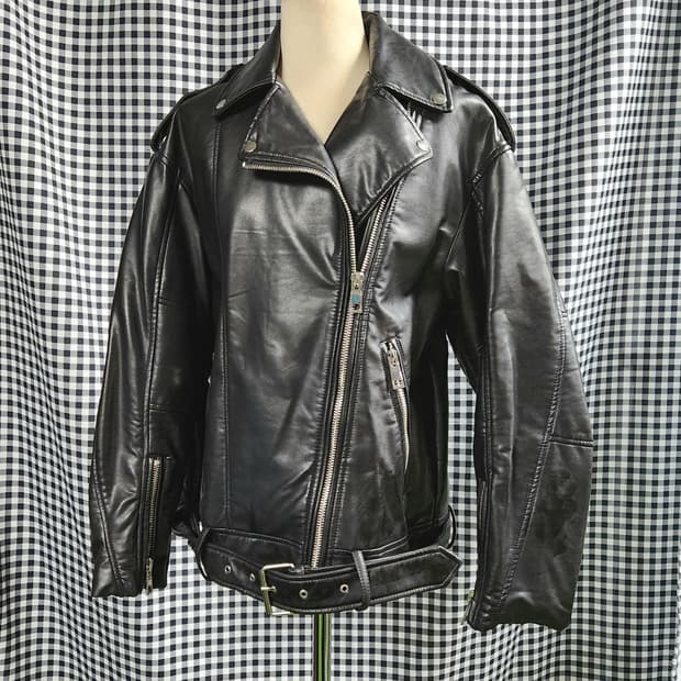 ZARA 리얼가죽 라이더 자켓 | 오버핏 블랙 바이커