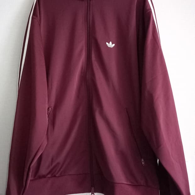 아디다스 BB 트랙탑 버건디 트랙탑 저지 져지집업 90/S