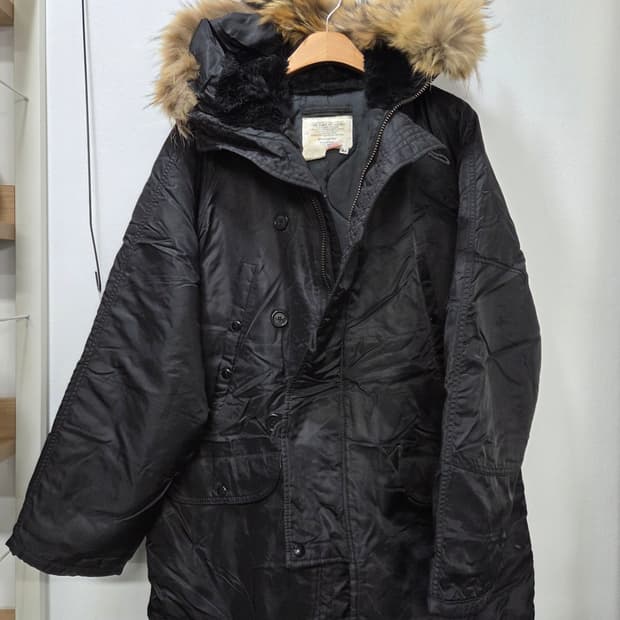 N-3B Spiewak black puffer 점퍼 앤 야상 USA 42