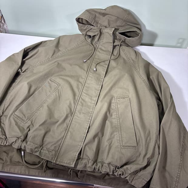 우먼FREE 자라 카키 숏 야상자켓