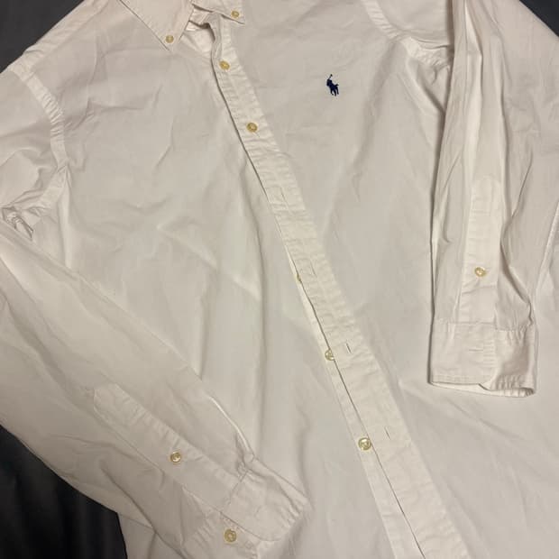 폴로 랄프로렌 클래식핏 화이트 셔츠 S
