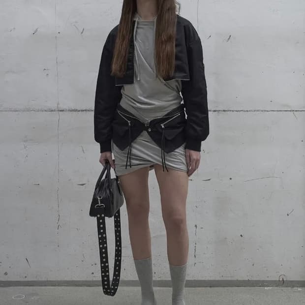 LCDC TM 블루종 자켓 블랙