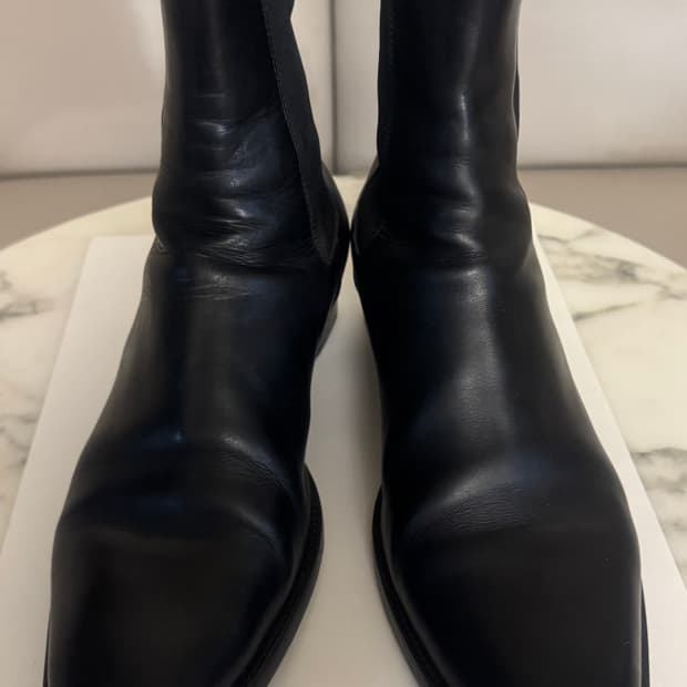 saint laurent  카프스킨 첼시부츠 DE 379757 41 