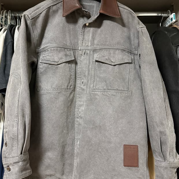 우영미 25fw 다잉 데님 자켓