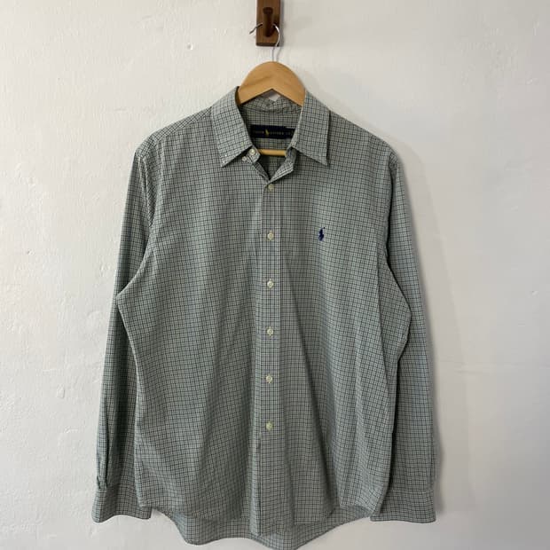 폴로 체크 셔츠 