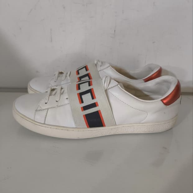 8.5 275mm 구찌 에이스 밴딩 스트라이프 스니커즈