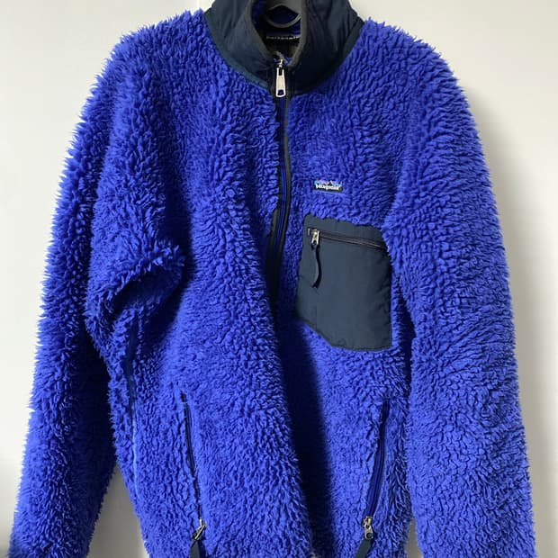 [M] 빈티지 파타고니아 딥파일 잉크블루 00s