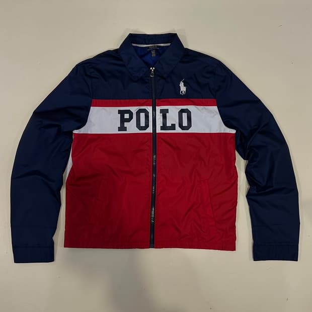 폴로 랄프로렌 멀티컬러 바람막이 쟈켓