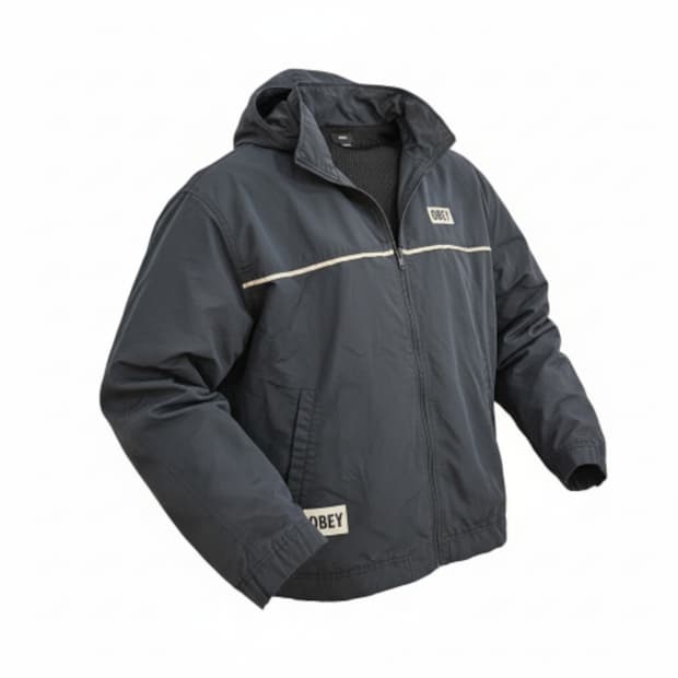 OBEY 후드 바람막이 자켓 (윈드브레이커)
