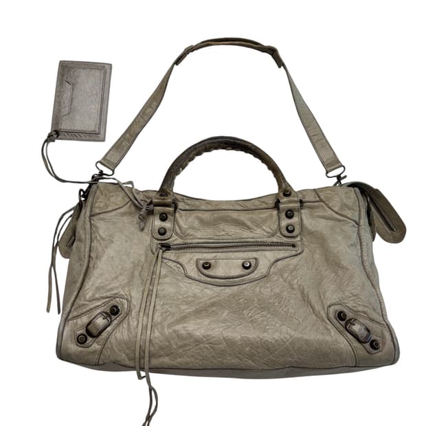 발렌시아가 클래식 시티백. 모터백 르시티 르카골