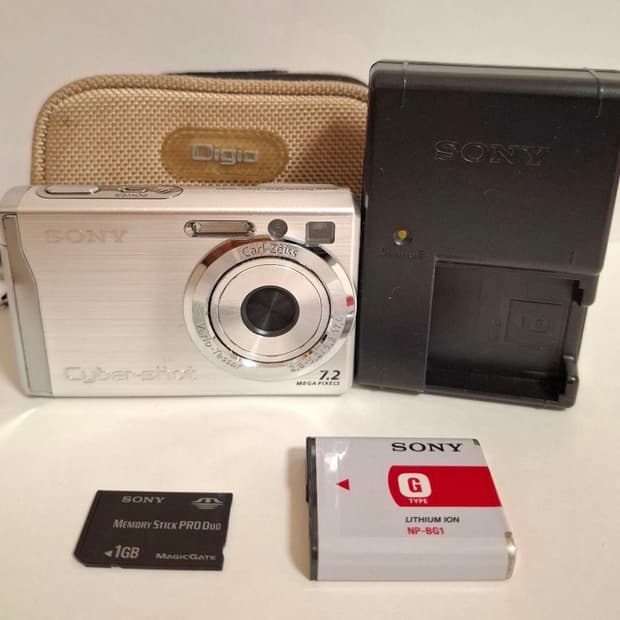 소니 사이버샷 dsc-w80