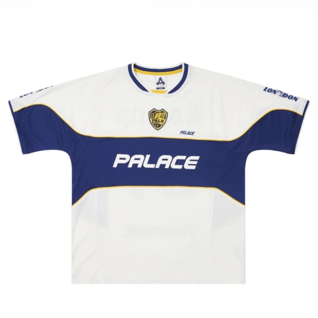 Palace Palamat Jersey White Navy 