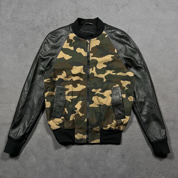AMI 아미 카모 블루종 봄버 자켓