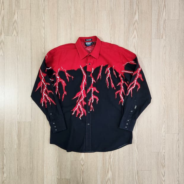 BROOKS DUNN 썬더 디테일 웨스턴 셔츠