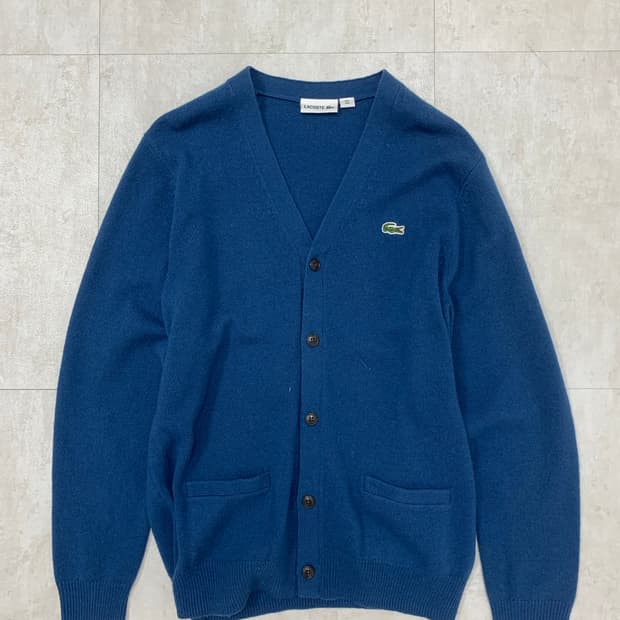 라코스테 블루 니트가디건