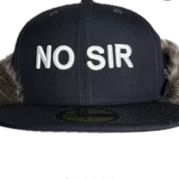 언더커버 뉴에라 no sir 트루퍼 털 모자