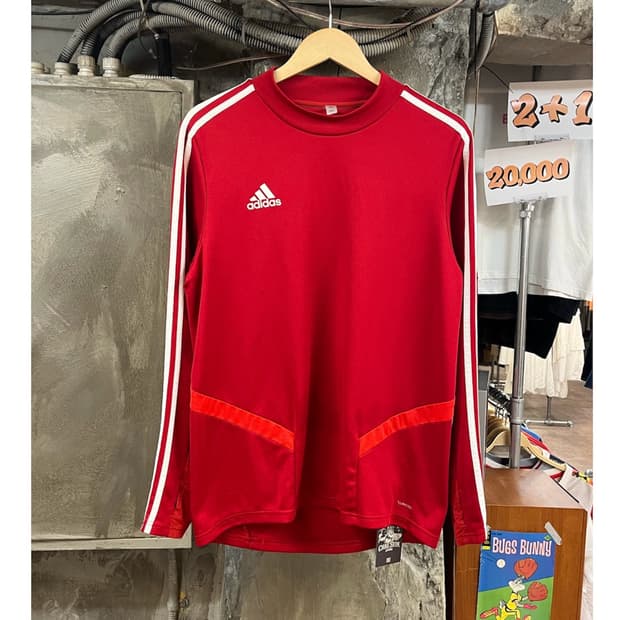 아디다스 티로 트레이닝 탑 레드 2XL #csz4123