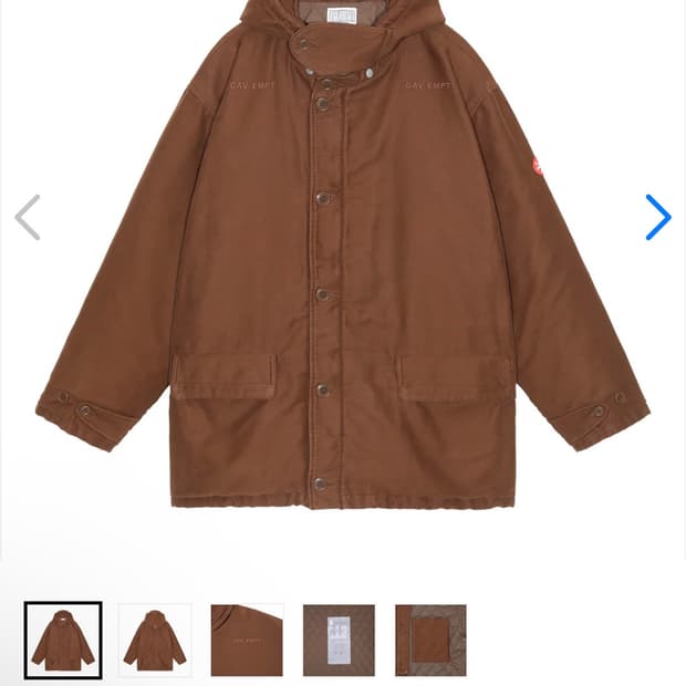 (XL) 카브엠트 c.e 디테쳐블 퀼팅 후드 자켓