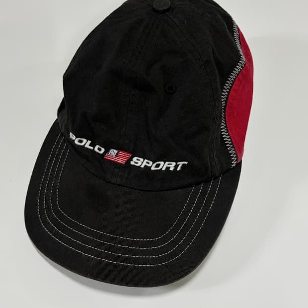 90s POLO SPORT 폴로 스포츠 컬러 캡
