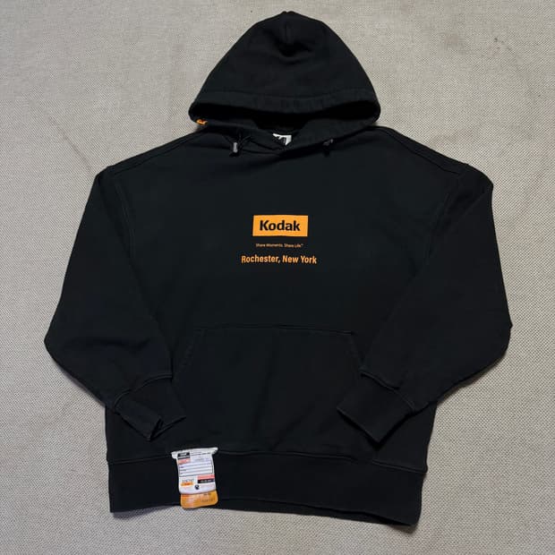 코닥 빅로고 프린팅 후드티