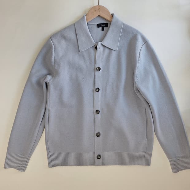 띠어리 옴므 카메론 울 니트가디건