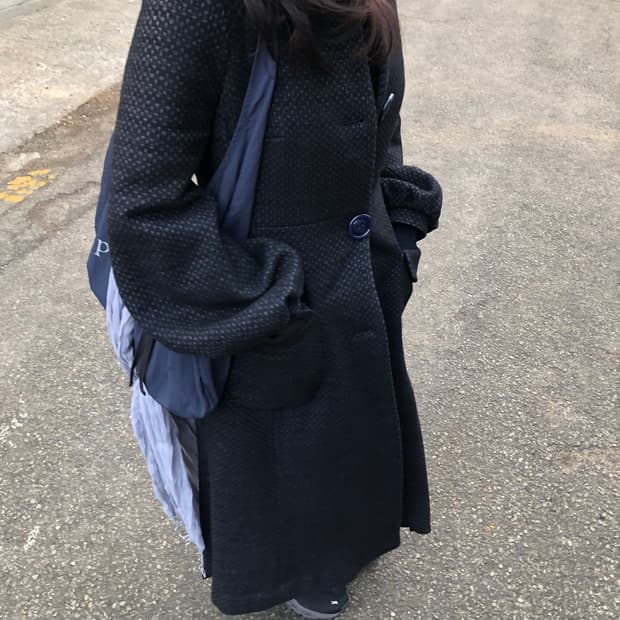 바움 운드 페르드가르텐 발마칸 트위드 울 코트