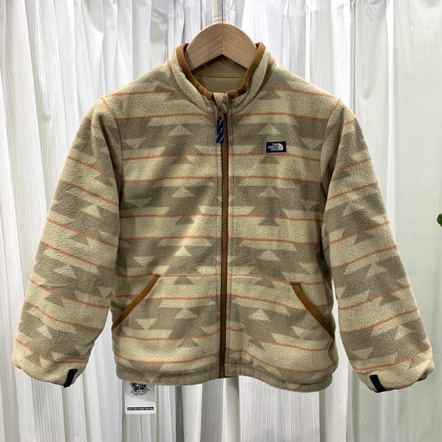 노스페이스 키즈 리버시블 패턴 후리스 집업 1844