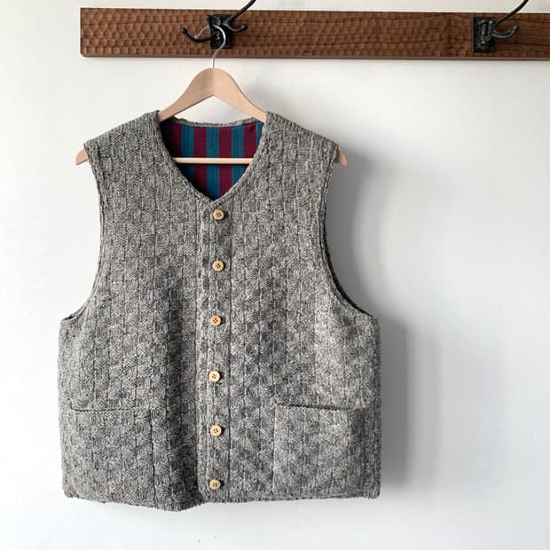 24fw KNIT VEST (REVERSIBLE)