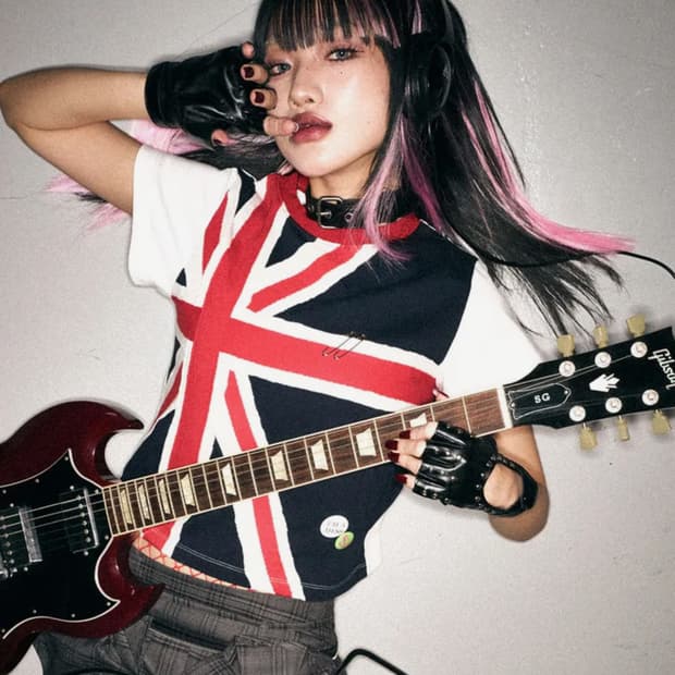 S) 스키즘인듀싱 UNION JACK T SHIRT NAVY