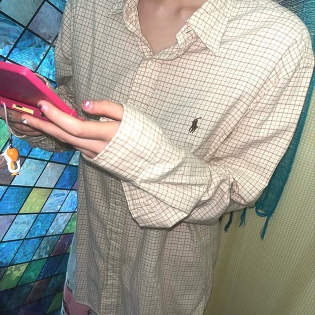 폴로 체크 셔츠
