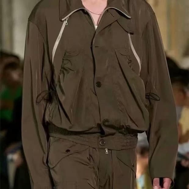 새상품) 24ss 드리스 반 노튼 반본 테크니컬 봄버 자켓 L