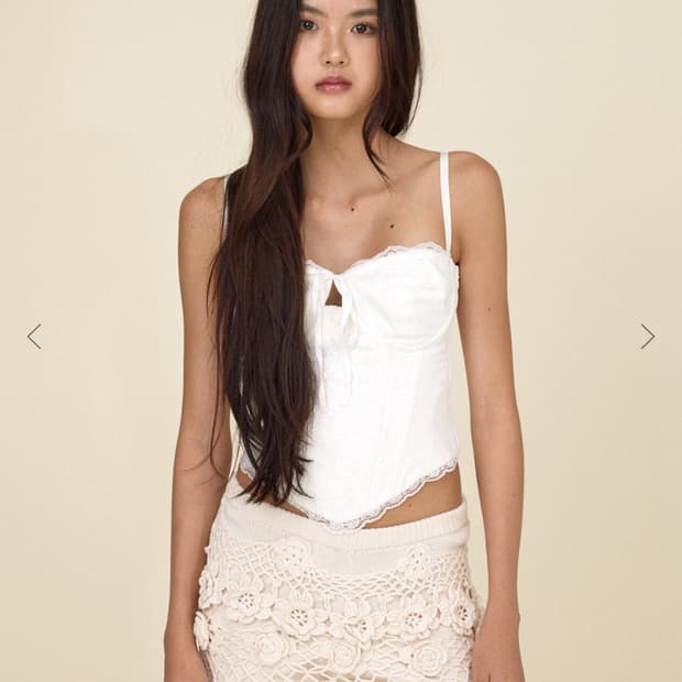 Glowny BLOOMING CORSET TOP 글로니 코르셋