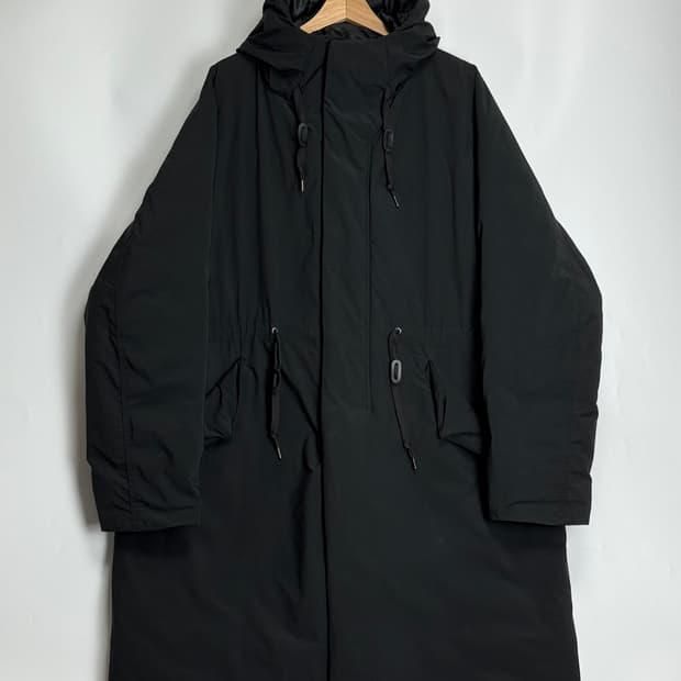 빔즈 M51 M65 피쉬테일 다운 패딩 코트 블랙 L