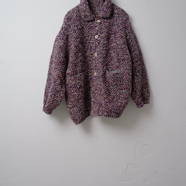 이자벨라 스테파넬리 잭 플라이트 핸드 니트 자켓