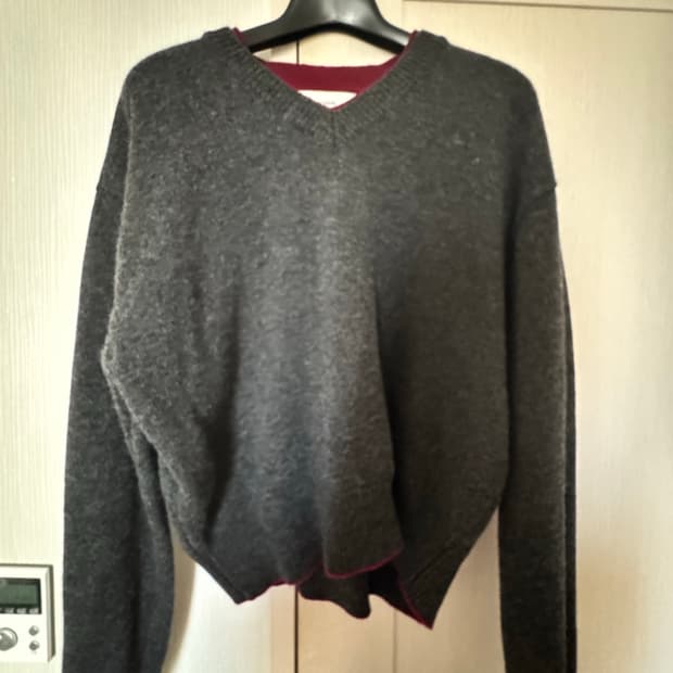 웨이비니스 드리프트 레이어드 브이넥 니트[2]