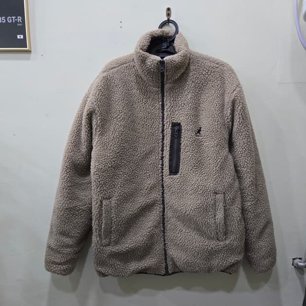 캉골 양면 플리스 패딩 자켓 M